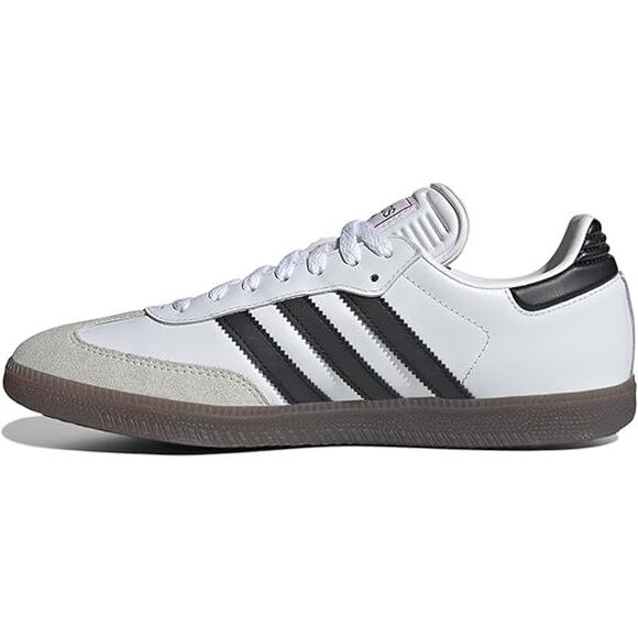 NWT Adidas Men Samba Indoor Soccer Shoe ,Cloud White/Black/Vivid Red-Sz 8.5 - Picture 2 of 6
